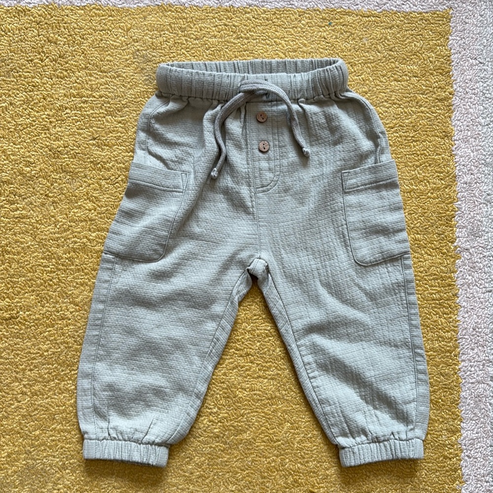 Quincy Mae drawstring toddler pants // 12-18 mo // NWOT